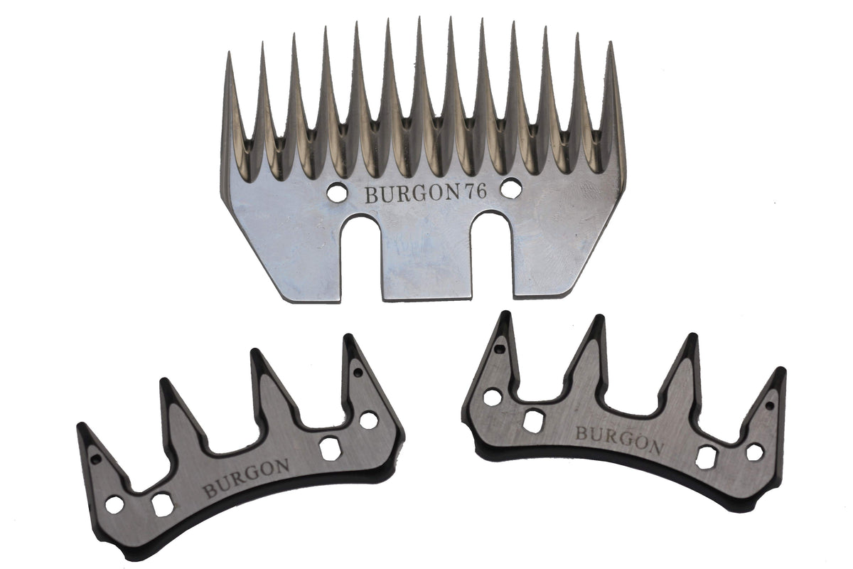 Burgon and Ball Shearing Comb 76mm & 2 Cutters