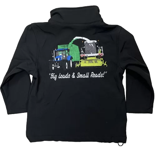 KIDS IMPACT SOFTSHELL JACKET BLACK COUNTRY LIFE