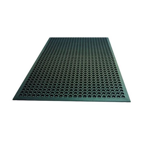 JEFFERSON ANTI-FATIGUE RUBBER MAT BLACK