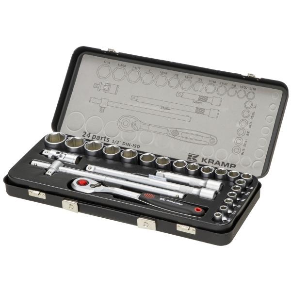 KRAMP Socket Set 1/2 in Imperial 24 Pcs