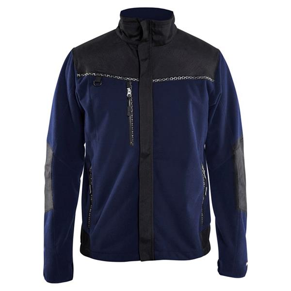 BLAKLADER4955 Windproof Fleece Jacket - Navy/Black