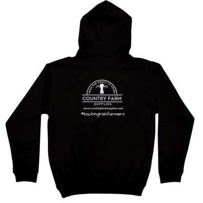 CFS Backing Irish Farmers Hoodie (KIDS-BLACK)