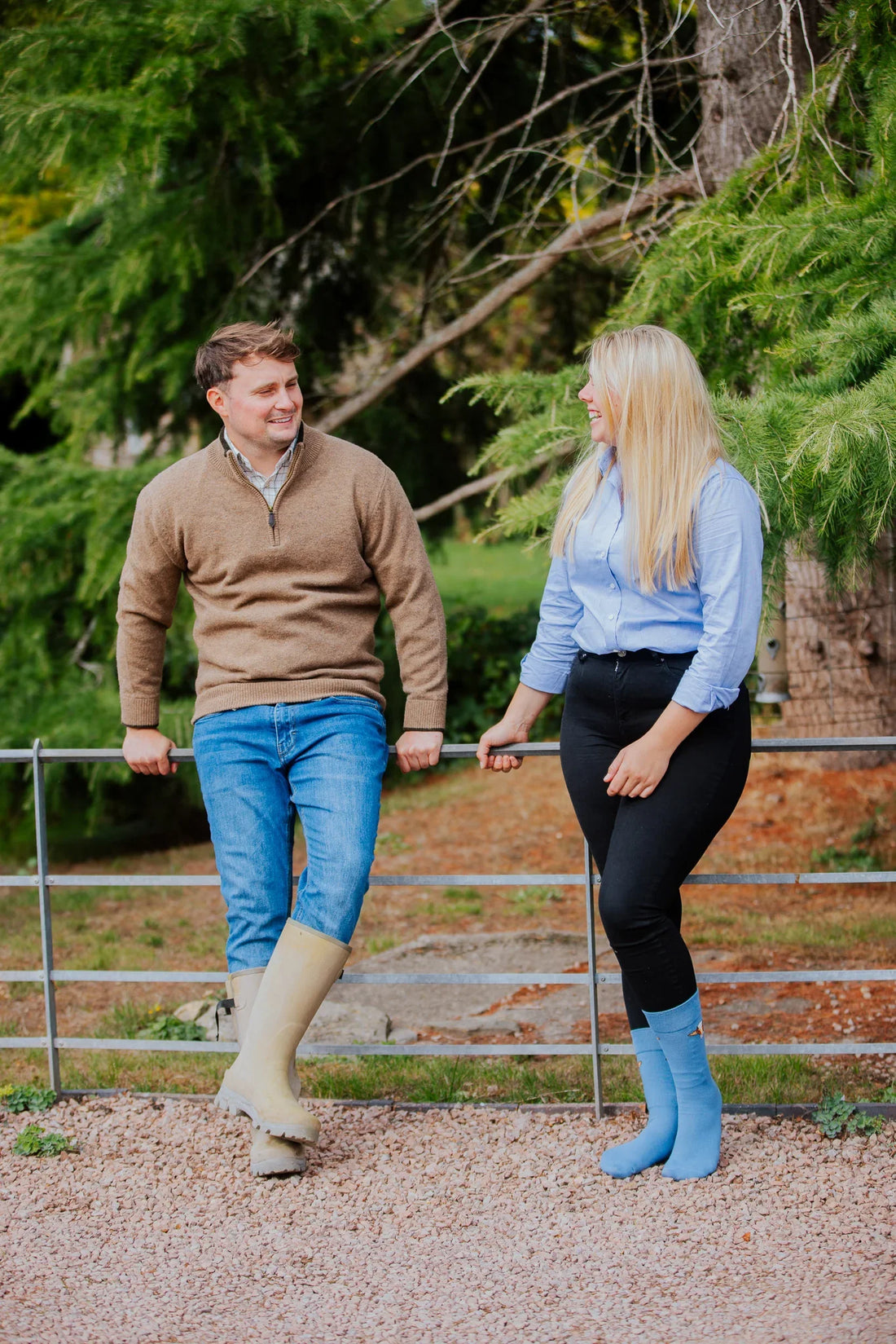 Blue Crew Socks