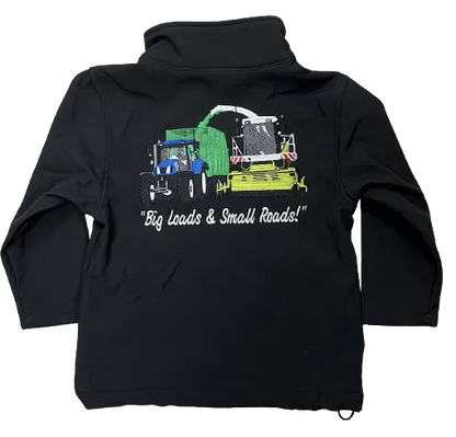 KIDS IMPACT SOFTSHELL JACKET  BLACK COUNTRY LIFE