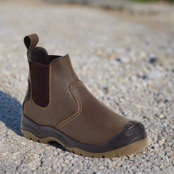 Apache AP715S Safety  Dealer Boot Brown