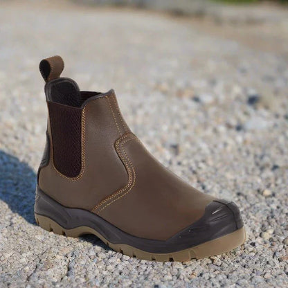 Apache AP715S Safety  Dealer Boot Brown