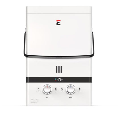 Portable Outdoor Instantaneous Water Heater, 37 Mbar
