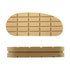 ALLREDO Wooden hoof block  XL 130 mm 22 mm