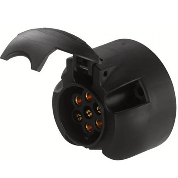 Kramp Socket - 24V - 7-Pin Connector - Plug: Blade Terminal