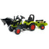 Claas with trailer