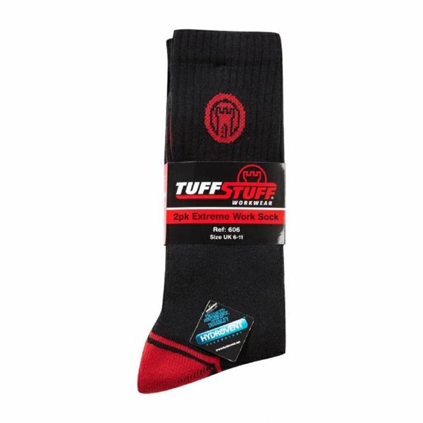 Hydrovent Extreme Work Sock 2 Pack Grey