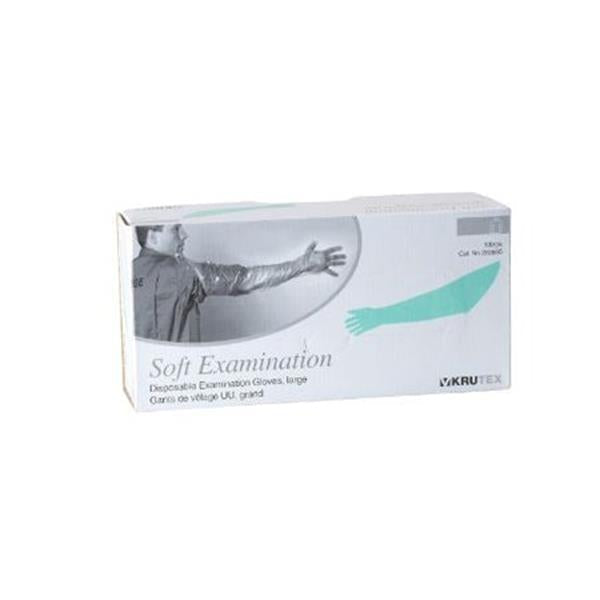 Krutex Soft Armlength Gloves Green