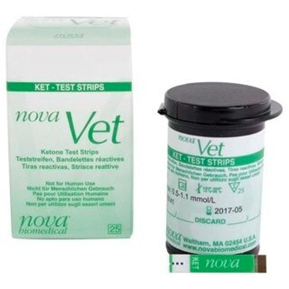 NovaVet Ketone Test Strips
