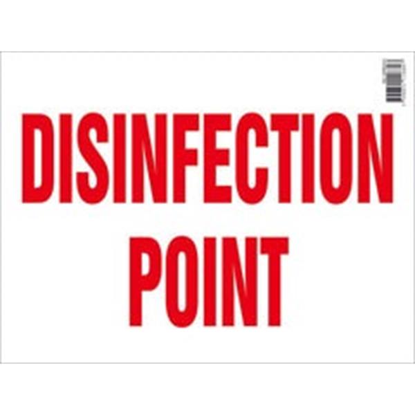 Disinfectant Point Farm Sign
