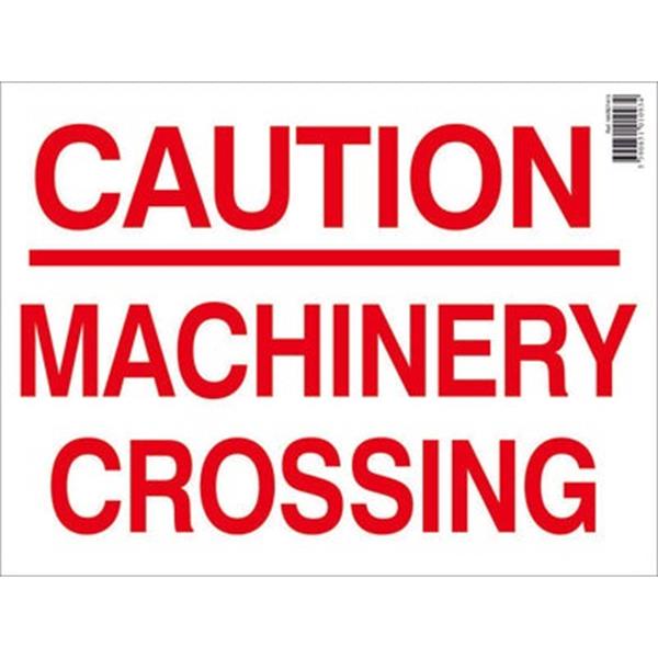 Caution Machinery Crossing Farm Sign