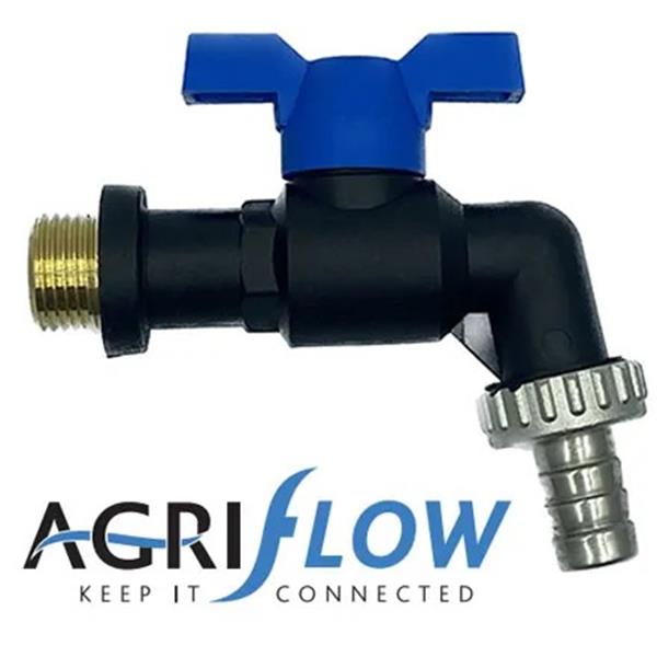 Agriflow Artic Plastic Bibcock 1/2"