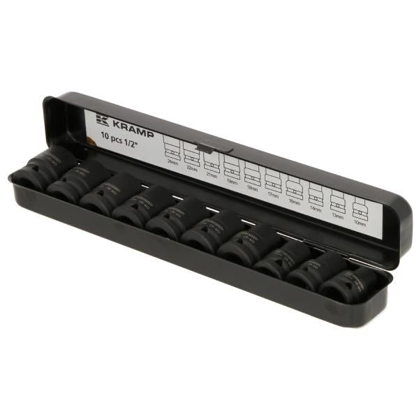 KRAMP Impact Socket Set 1/2in 10pcs