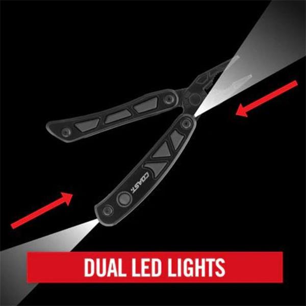 Coast 2 Led Pro Pocket Plier - Matt Black Finish