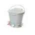 HIKO CALF BUCKET 9LTR GREY + BALLVALVE + TEAT