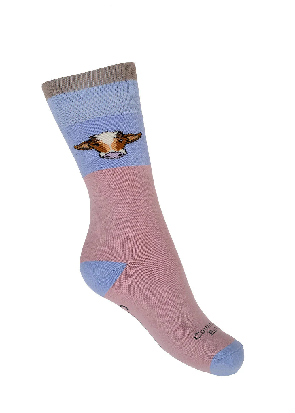 Lavender Thick Crew Socks