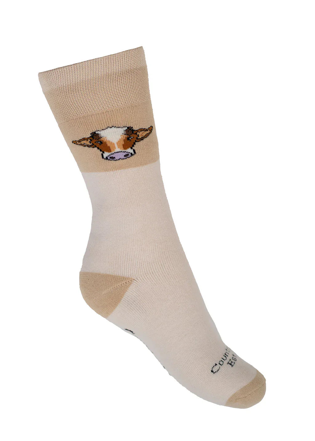 Sand Thick Crew Socks
