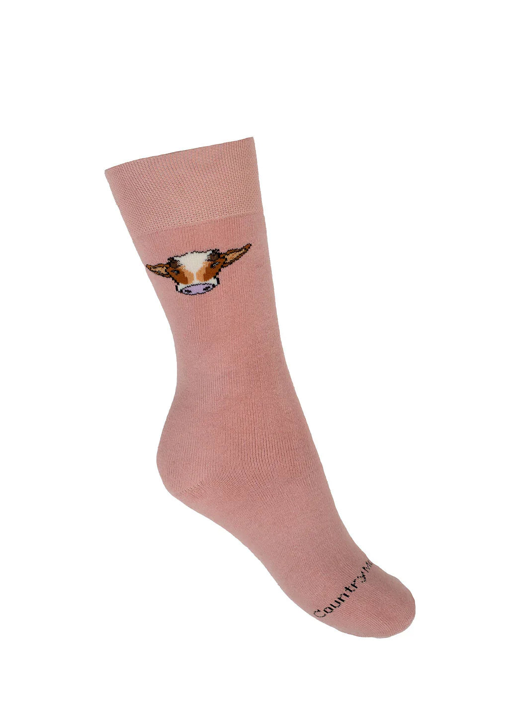 Pink Thick Crew Socks