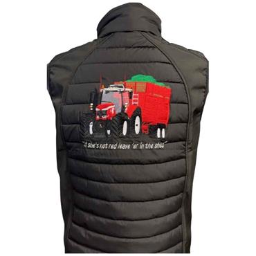 Adults Impact Hybrid Gilet Red Tractor &amp; Trailer