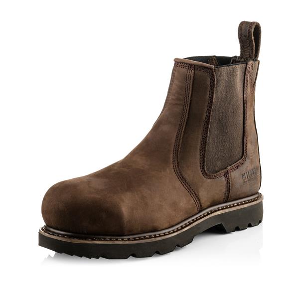 Buckler Buckflex B1150SM SB Chocolate Brown Safety Dealer Boots