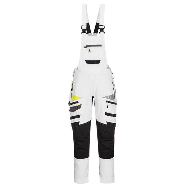 DX441 - DX4 Work Bib and Brace - WHITE/GREY