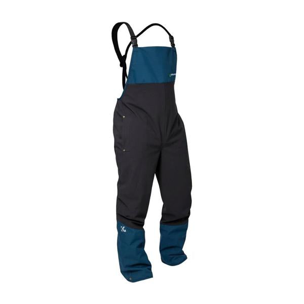 Founders46 Unisex Bib &amp; Brace Overtrousers Aqua/Black