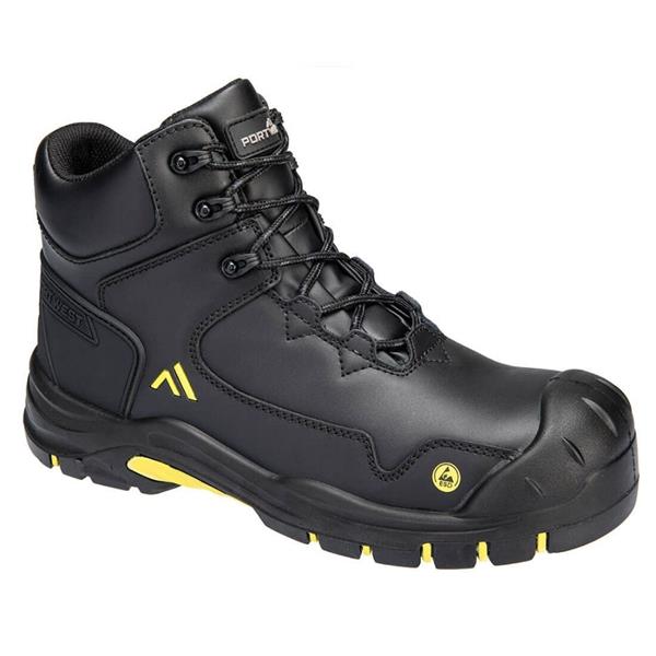 Composite Action Leather Mid Boot, Durable Mid-Height Work and Safety Footwear
