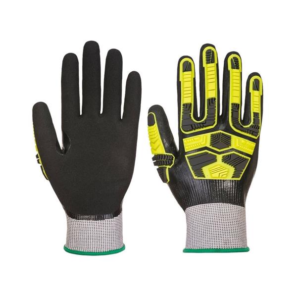 Waterproof Hr Cut Impact Glove - Grey/Black