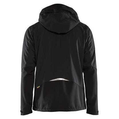 BLAKLADER 47492513 Softshell Jacket, Black/Red