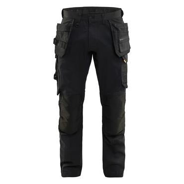 BLAKLADER 175018329900 Craftsman Trousers with stretch, Black