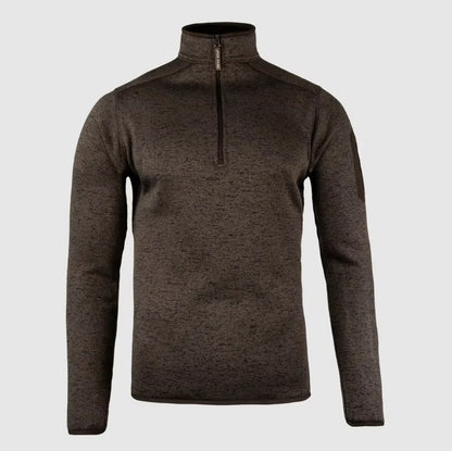 Melange Quarter Zip Fleece