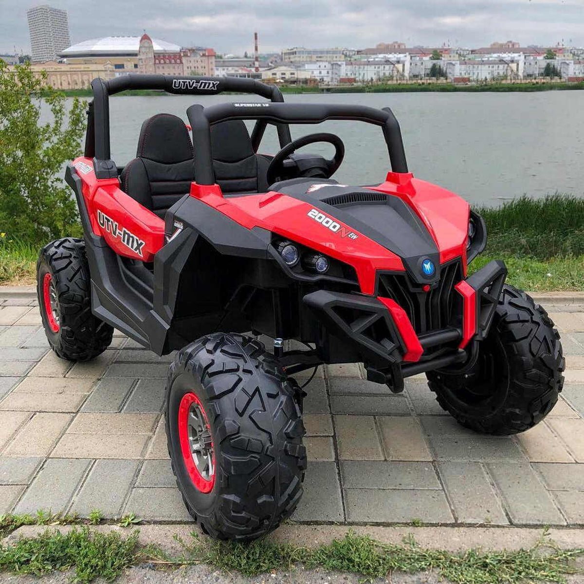 Ground Commander 24V Electric Ride on Buggy (Red)