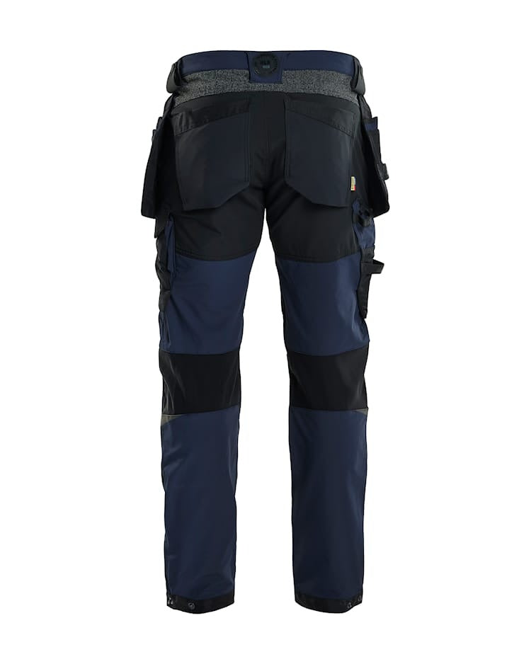 175018328600 Craftsman Trousers With Stretch, Dary Navy Blue