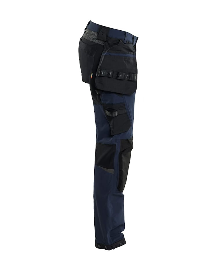 175018328600 Craftsman Trousers With Stretch, Dary Navy Blue