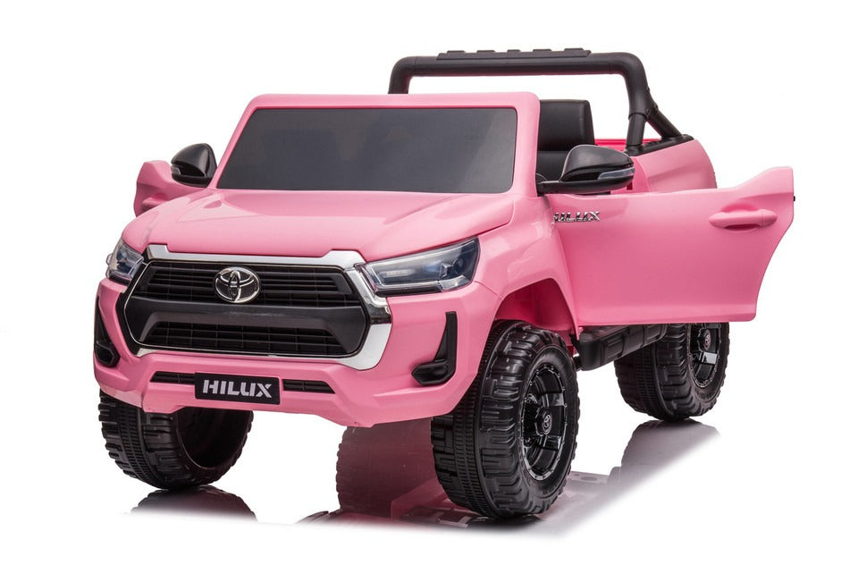 Toyota Hilux 12V Electric Ride On Jeep Pink