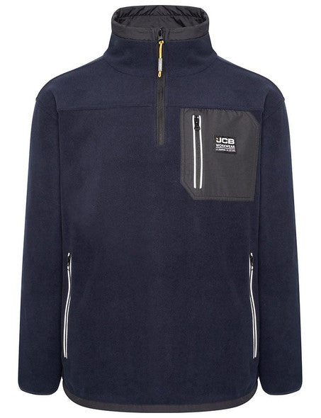 Workwear Trade Heavyweight 1/4 Zip Tech Fleece Navy