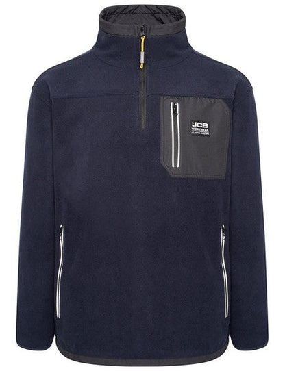 Workwear Trade Heavyweight 1/4 Zip Tech Fleece Navy