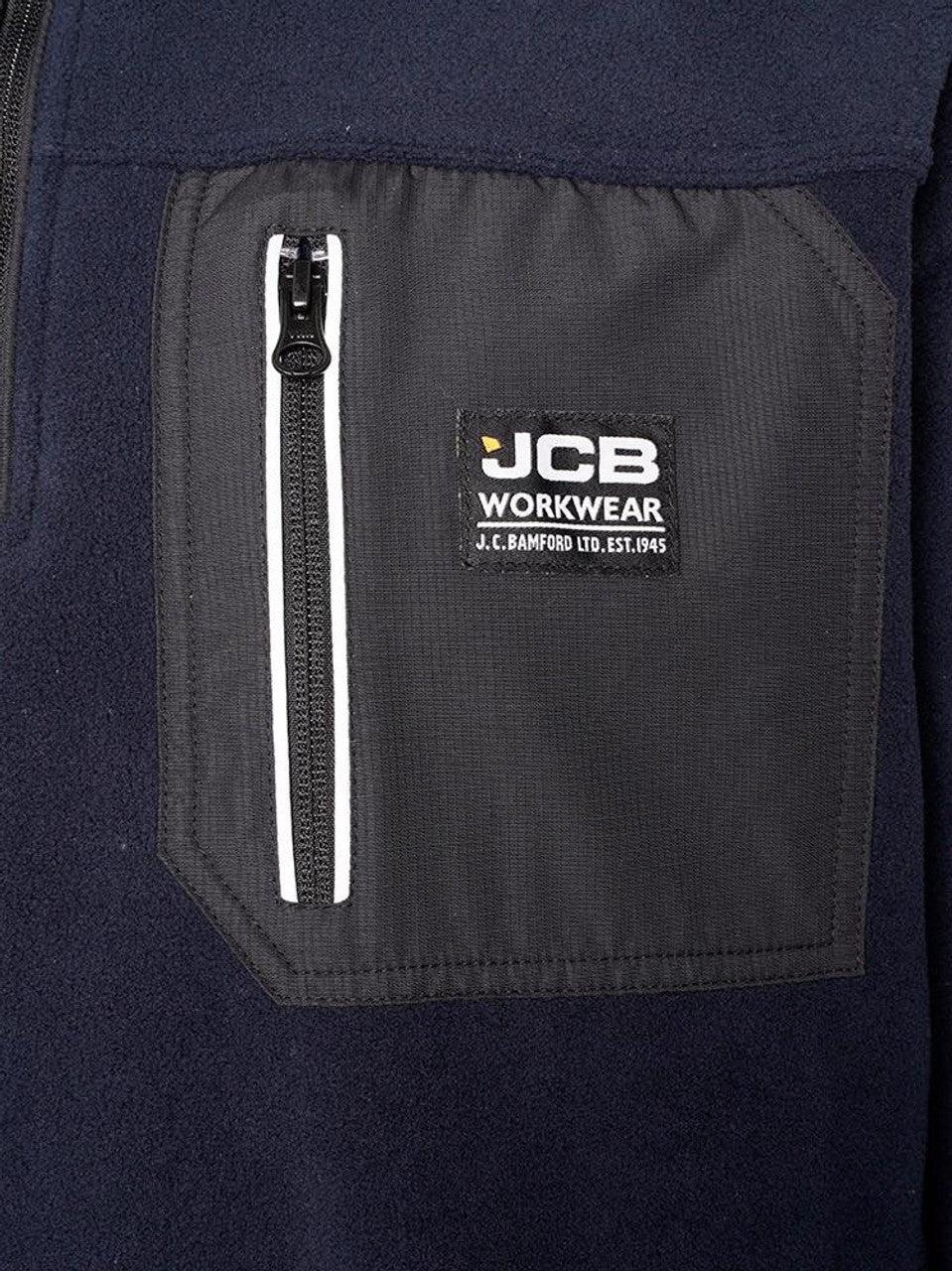 Workwear Trade Heavyweight 1/4 Zip Tech Fleece Navy