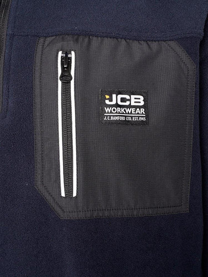Workwear Trade Heavyweight 1/4 Zip Tech Fleece Navy