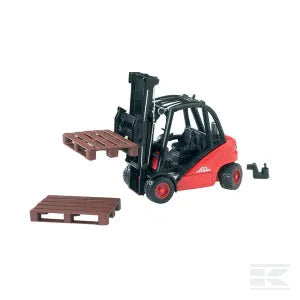 Linde H35 Forklift + 2 Pallets