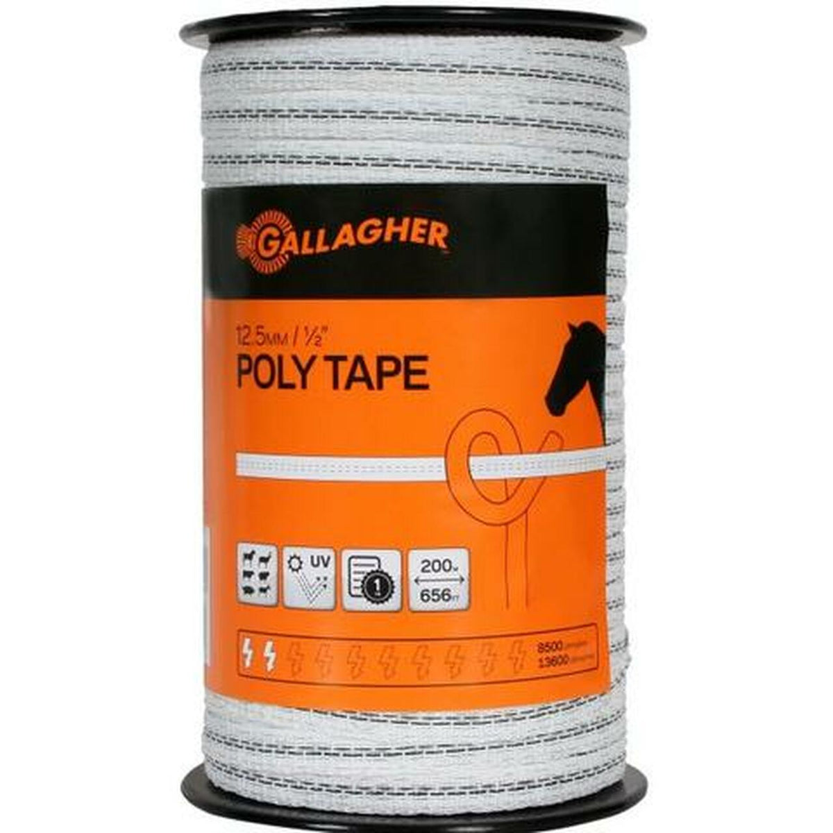 Gallagher Poly Tape 12.5mm 200m G62304
