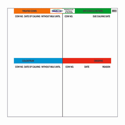 Dairy Planner Board