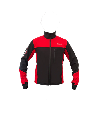 Breeze Up Soft Shell Jacket Unisex - Red / Black