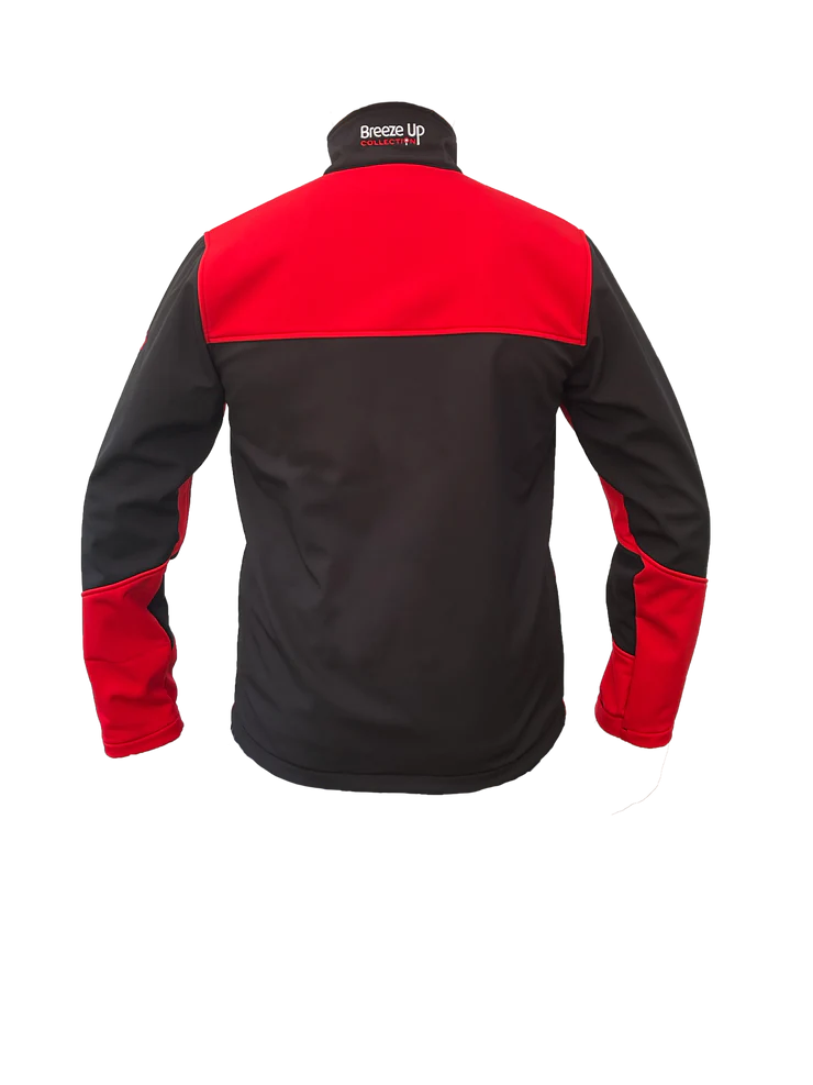 Breeze Up Soft Shell Jacket Unisex - Red / Black