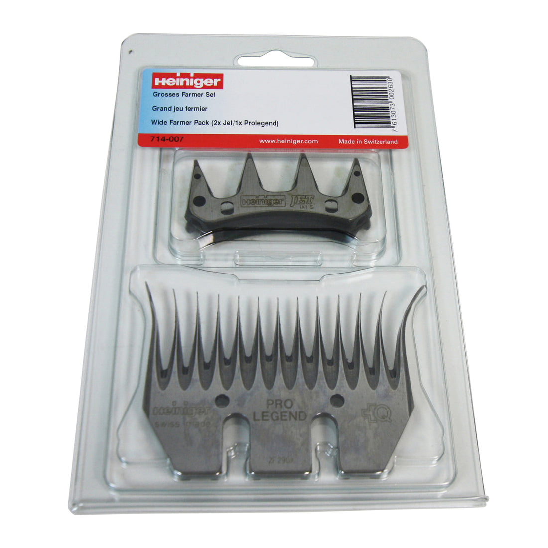 Heiniger Cutter &amp; Comb Clipper Blade Pack (Wide)
