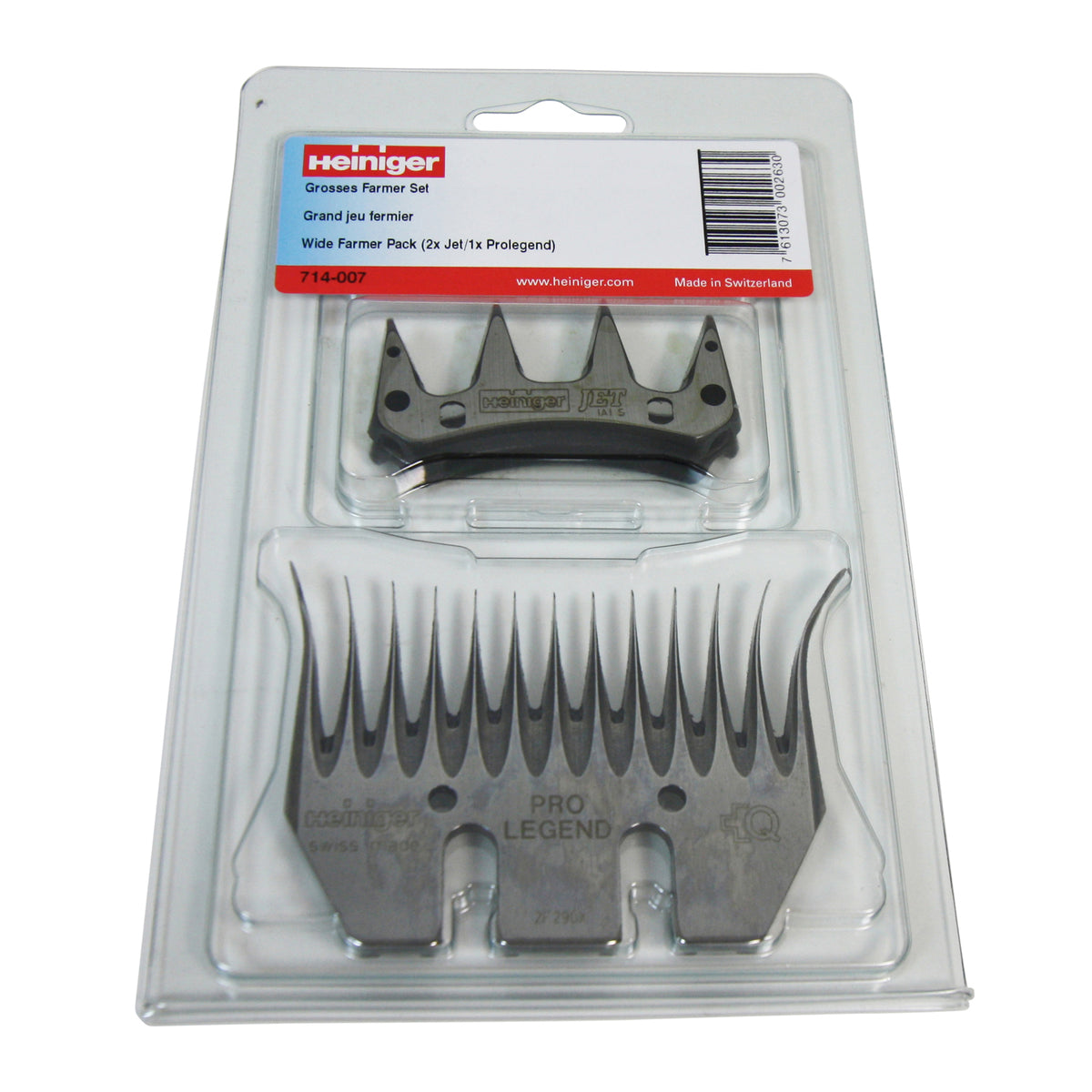 Heiniger Cutter &amp; Comb Clipper Blade Pack (Wide)